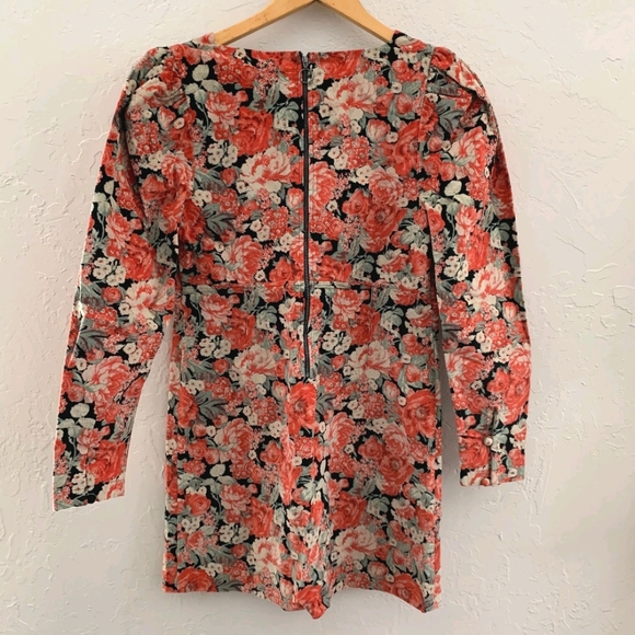 Free People Kapowski Puff Sleeves Mini Dress 8 - Picture 6 of 8